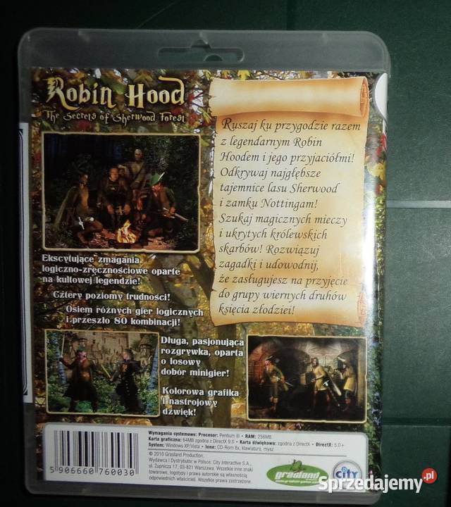 Robin Hood the secret of sherwood forest PC CD Komputerowe PC Rzeszów sprzedam