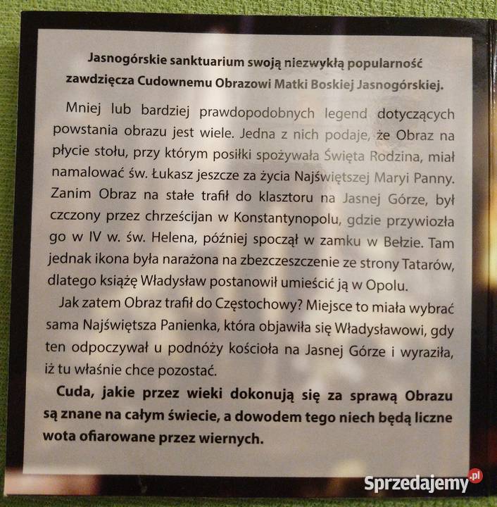 Medal okolicznościowy Matka Boska Jasnogórska Gliwice