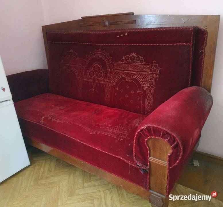 Sprzedam starą zabytkową sofę do renowacji