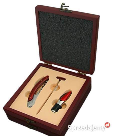 Zestaw do Wina w Pudełku na Prezent Lejek Dom i Ogród Ostrowy nad Okszą