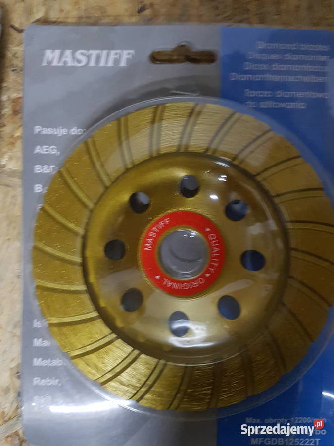 TARCZA DO SZLIFOWANIA BETONU 125 mm TURBO wielkopolskie Głogowa