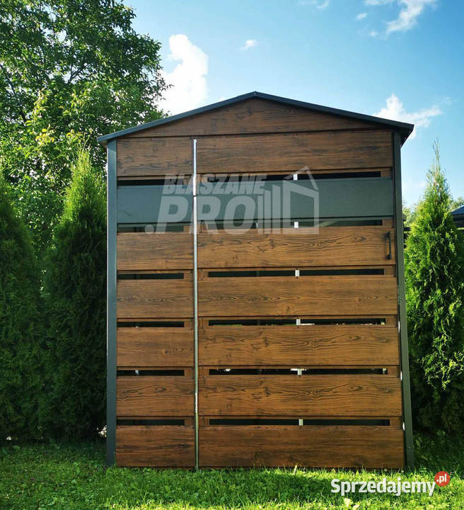 Wiata śmietnikowa dwuspad 13x05m Schowek łódzkie Rawa Mazowiecka sprzedam