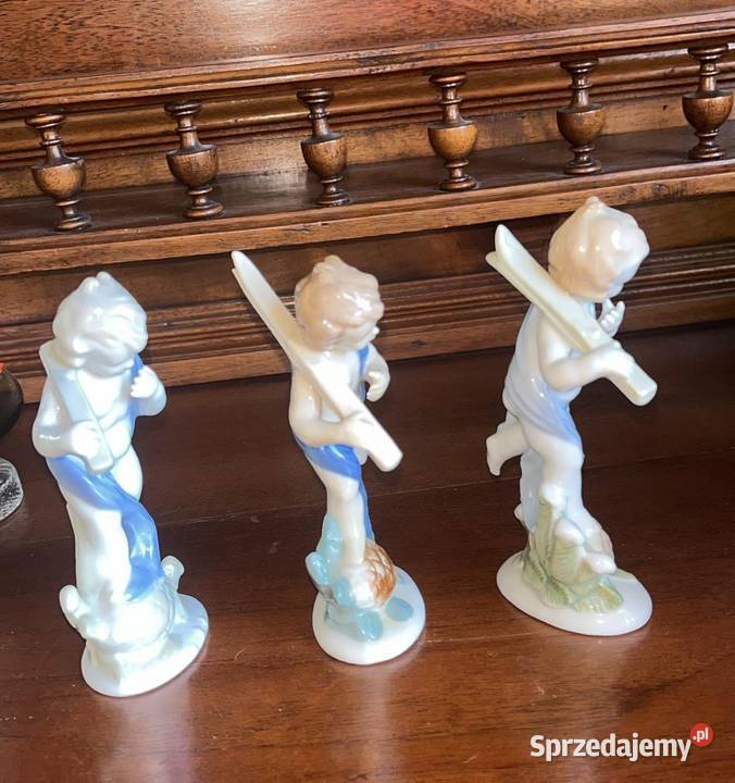 Zima Figurki Pory Roku IlmenauPorzellanfabrik