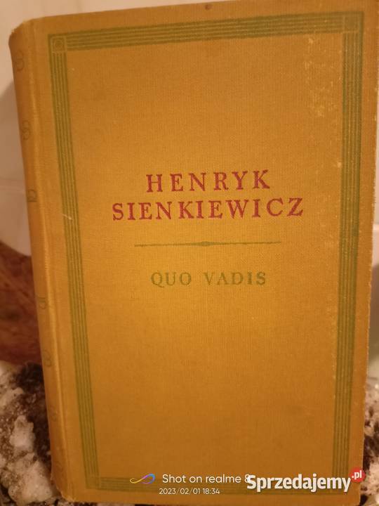 Quo vadis Sienkiewicz książki lektury szkolne Warszawa sprzedam