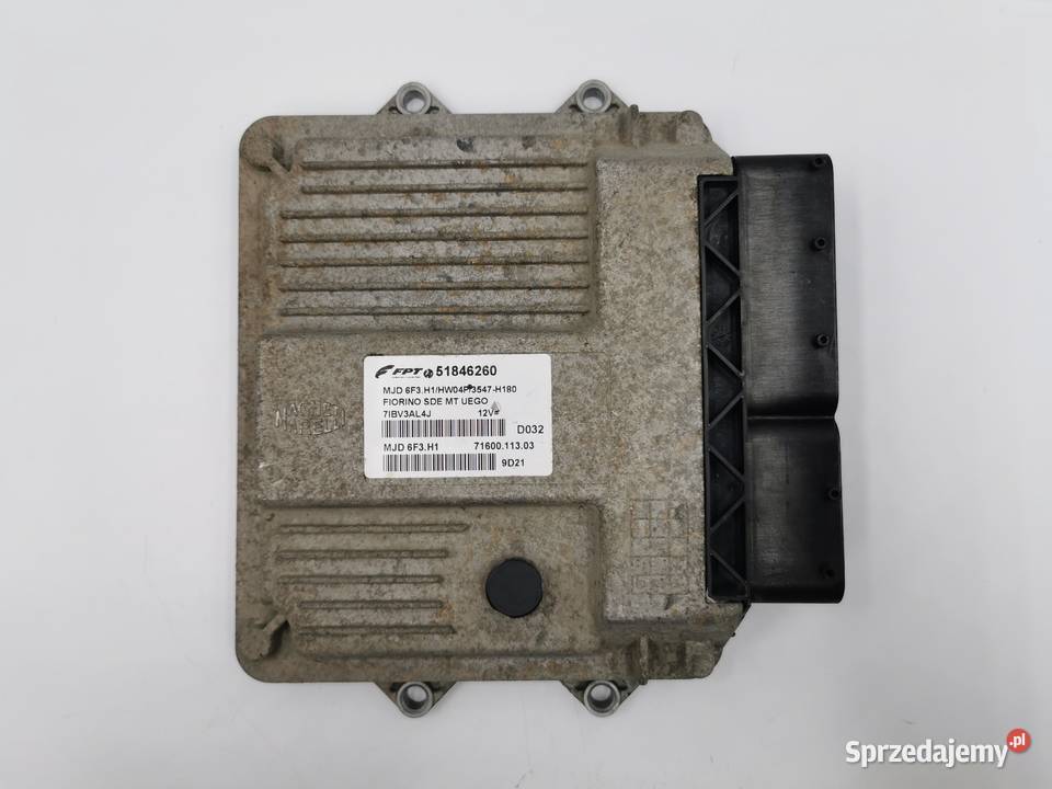 Sterownik Silnika Fiat Fiorino 13 JTD 51846260 Układ elektryczny Wyszków