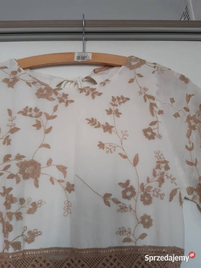 Nowa sukienka maxi Zara z odkrytymi plecami Kraków sprzedam
