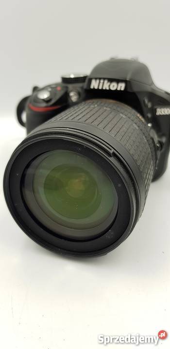 Lustrzanka cyfrowa NIKON D3300 18105mm VR ok pomorskie Gdańsk