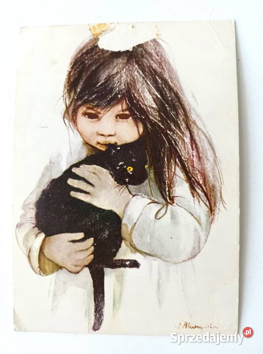Pocztówka MuszyńskaZamorska dziewczynka z Łódź sprzedam