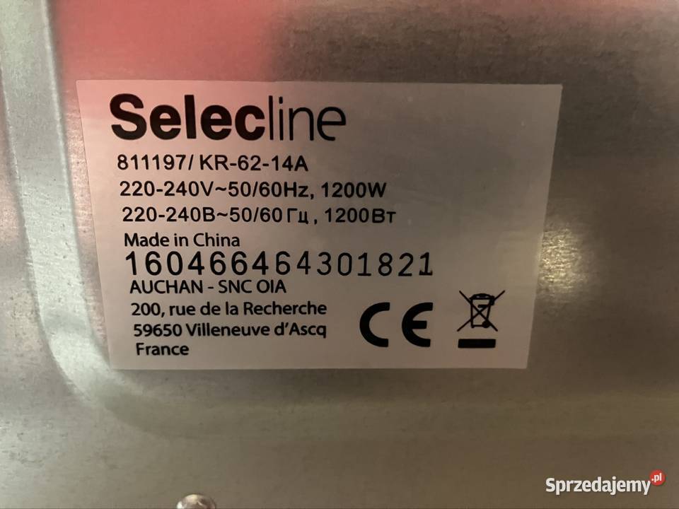 Mini piekarnik Selecline 1200W