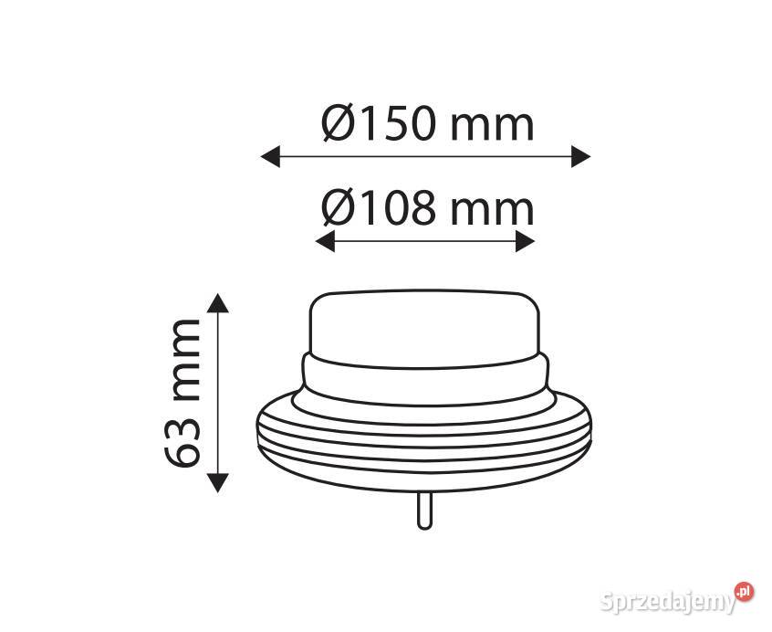 Lampa Ostrzegawcza LED 1224 na śrubę UFO 3 sprzedam
