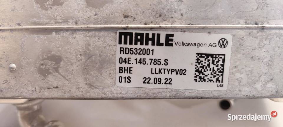 SKODA KAROQ INTERCOOLER 15TSI 04E145785S