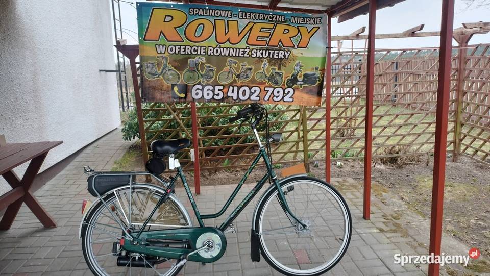 Holenderski rower spalinowy z silnikiem Sachs Brodnica sprzedam
