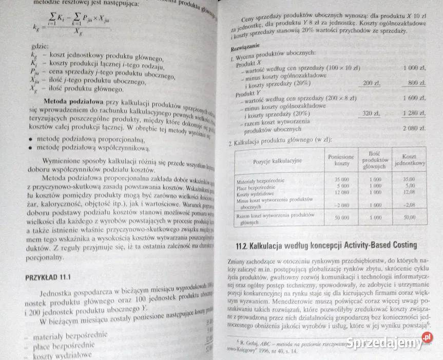 Rachunkowość zarządcza Wiktor Gabrusewicz lubelskie Chełm sprzedam