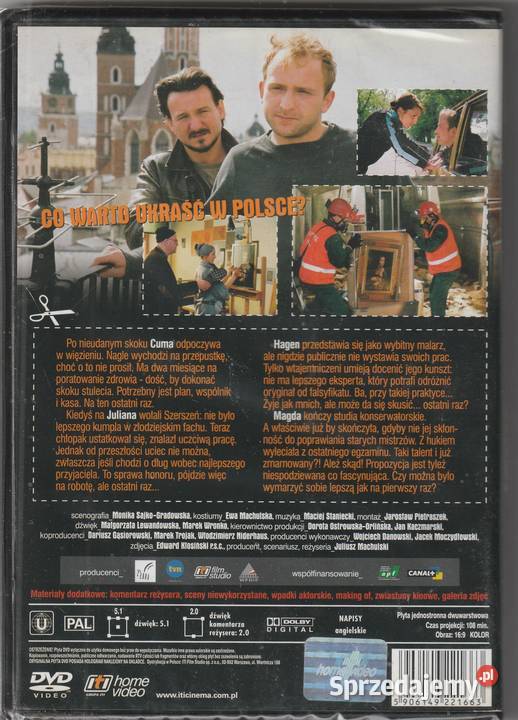 Vinci Borys Szyc Robert Wieckiewicz DVD Pruszków