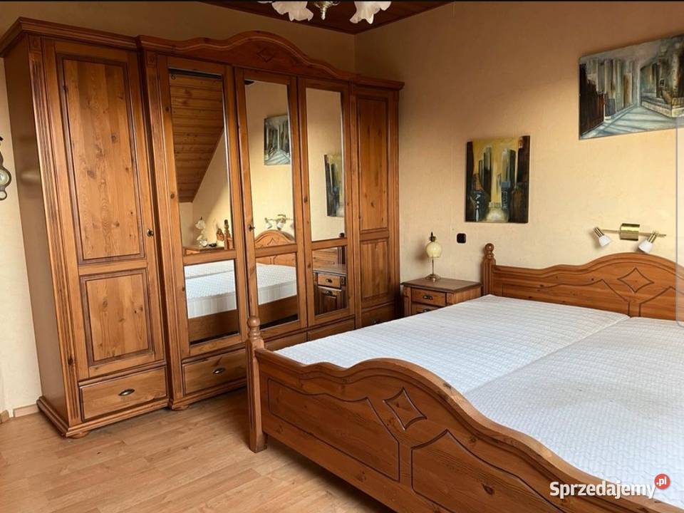 Cała Sypialnia z drewna