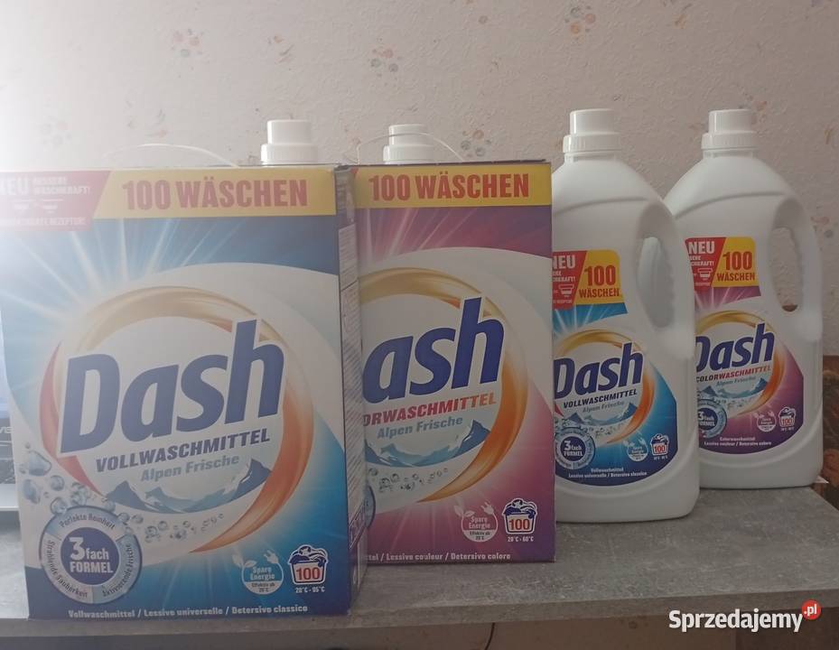 Płyn do prania DASh 45 litra Końskie sprzedam