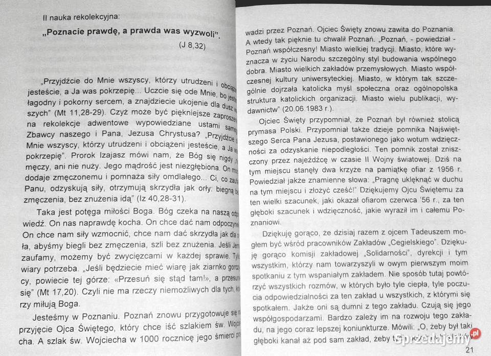 Rekolekcje ludzi pracy bp Edward Frankowski Pozostałe Chełm