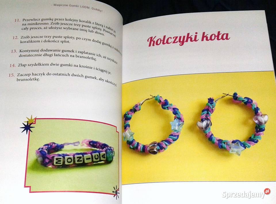 Magiczne gumki loom Ozdoby John McCann Becky Rok wydania 2014 Chełm