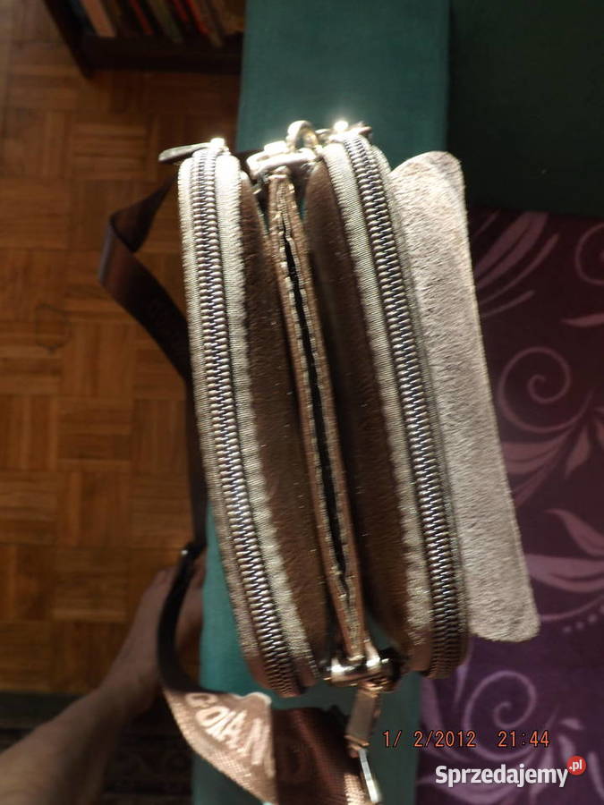 Torba listonoszkaf skórzana brązowanowa mazowieckie Warszawa