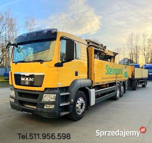 Skrzynia z dzwigiem Man TGS 6x4 Warszawa