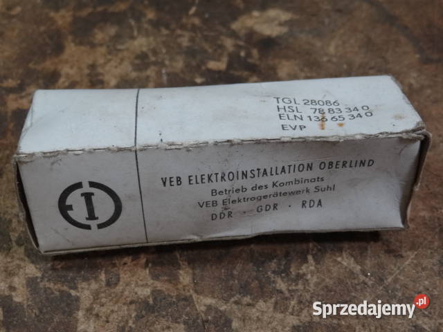 świeca żarowa 6 Volt 17 Amper DDR Żary