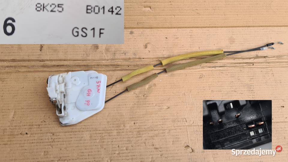 Mazda 6 GH lift zamek zatrzask centralny drzwi zamki, wkładki, kluczyki Karoseria Legnica