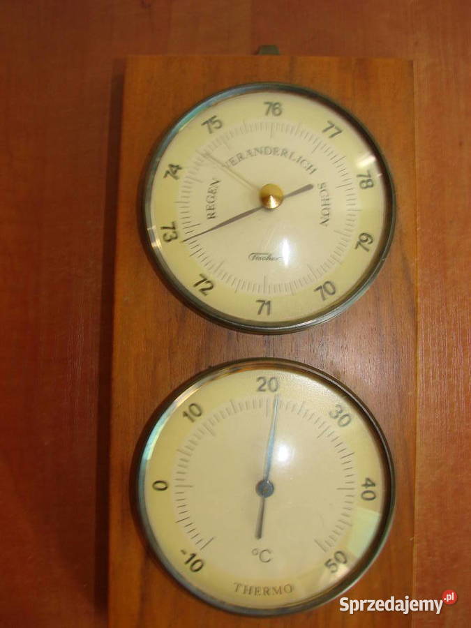 Fischer barometr termometr pomorskie Pruszcz Gdański