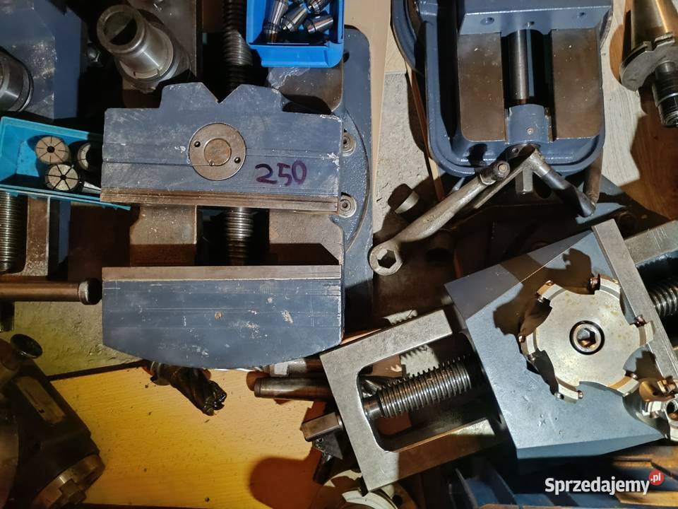 Imadło maszynowe Imadła 7 sztuk imadło 155 Legnica