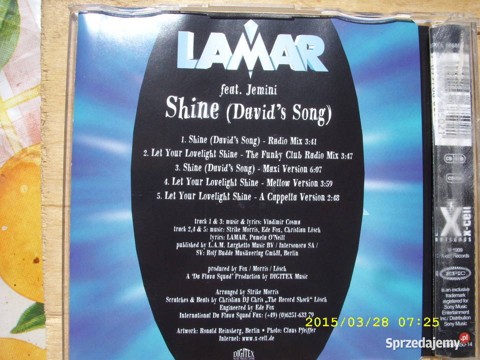 RAP CD LAMAESHINE i FLY 2 plyty single Wołów