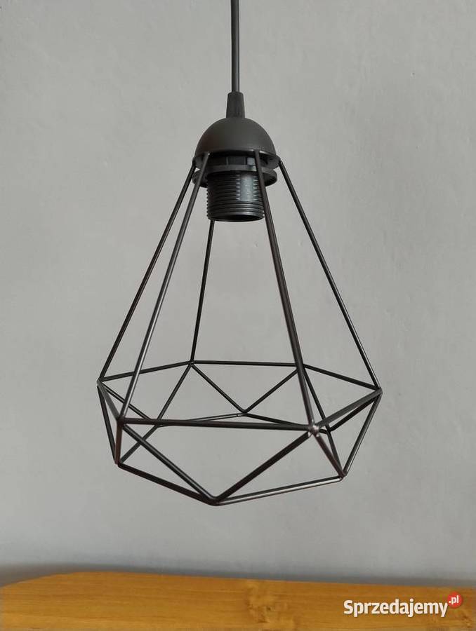 NOWA Nowoczesna Lampa sufitowa LOFT z drucianymi Blachownia