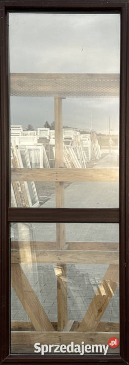 OKNA KacprzaK Witryna 75X207 FIX Używany PCV Siedlce