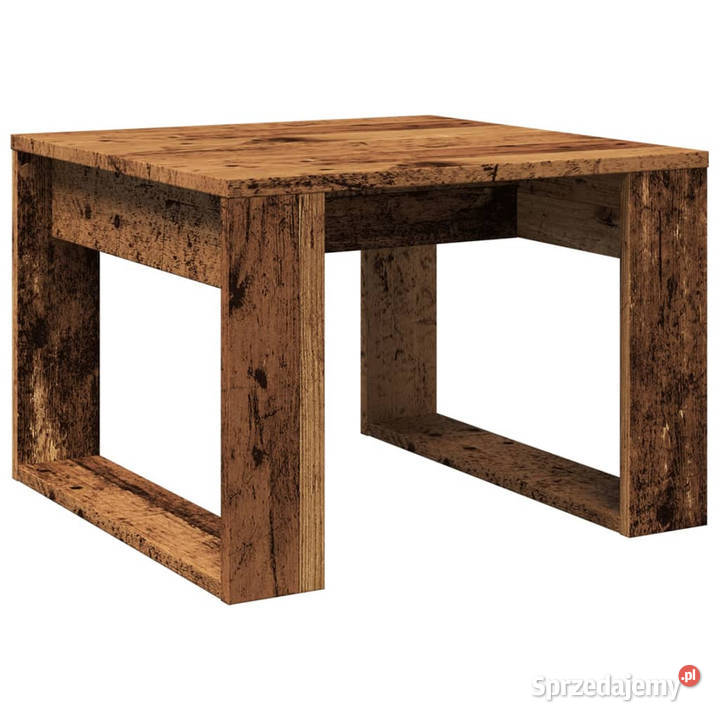 Stolik boczny kolor starego drewna 50x50x35 mazowieckie Warszawa