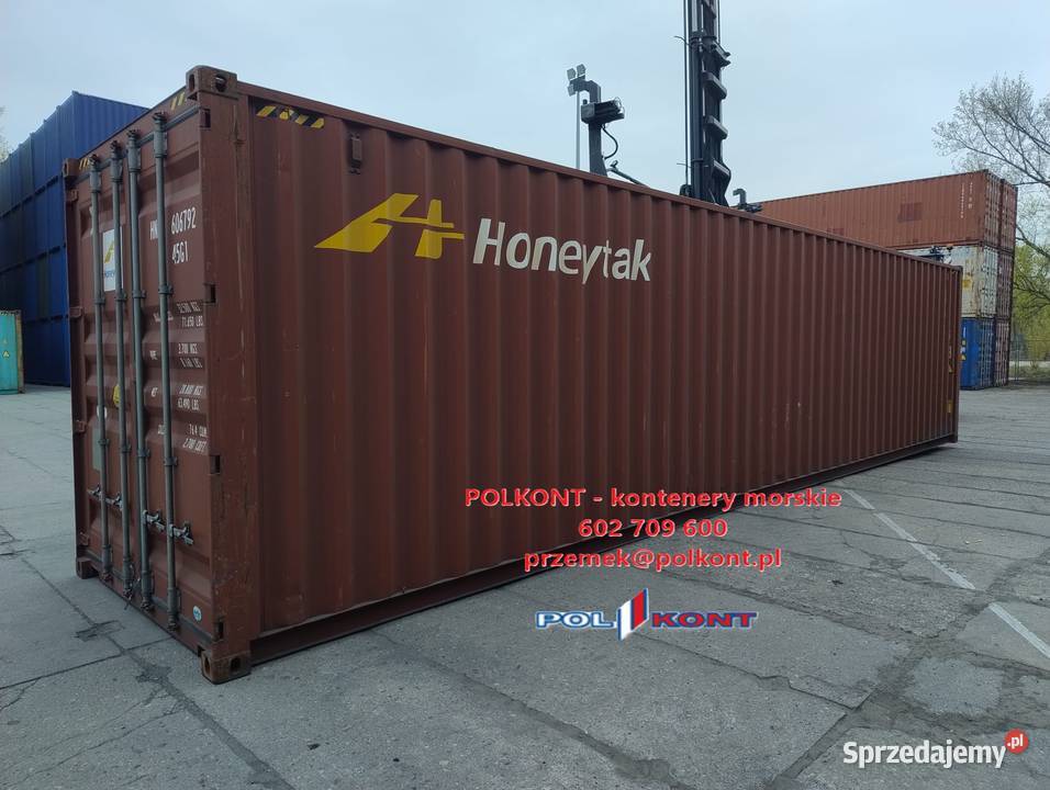 Kontener Morski Magazynowy 40 HC 12 metrowy Biznes i Przemysł Katowice