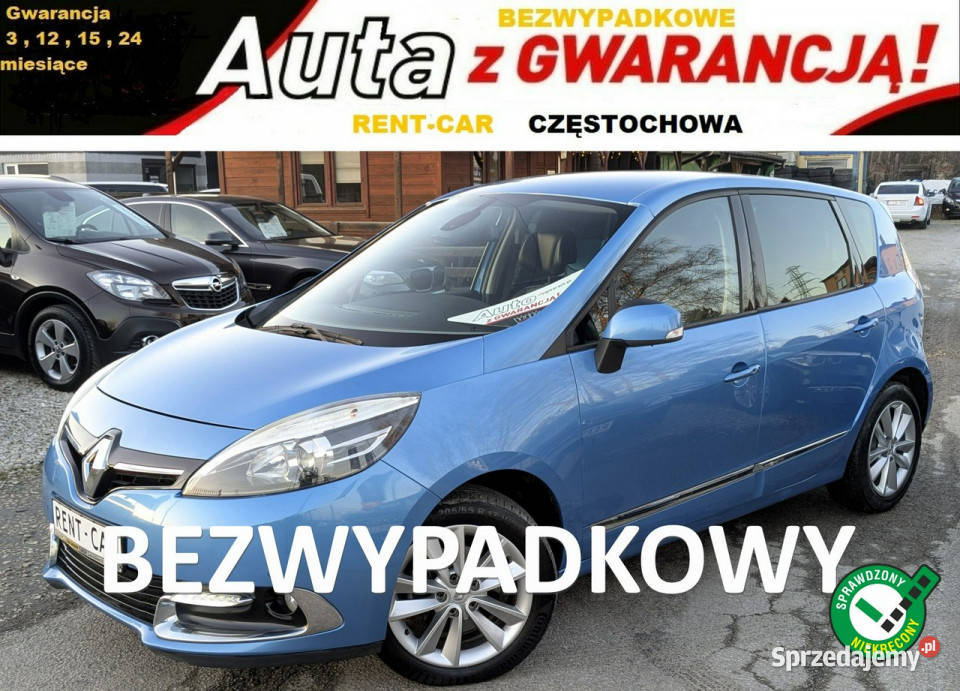 Renault Scenic 15D110OPŁACONY Bezwypadkowy kurtyny powietrzne Częstochowa