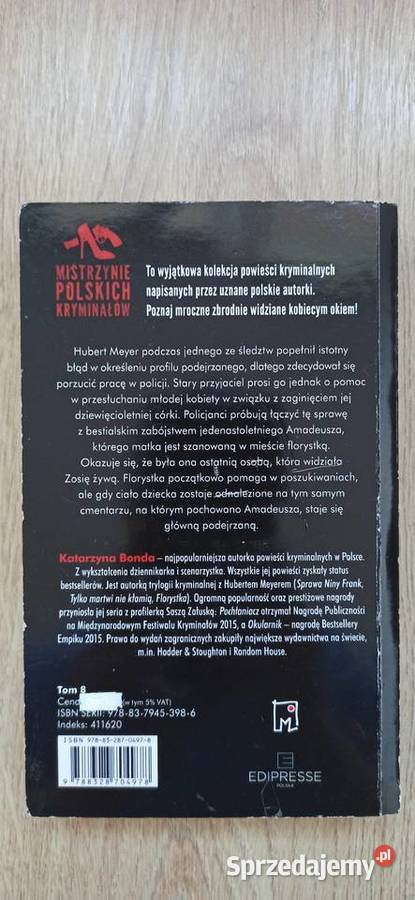 Florystka cz I Katarzyna Bonda Proza i poezja Kraków