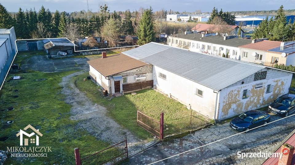 Hala garaże w Sędławkach działka 031 ha Bartoszyce sprzedam