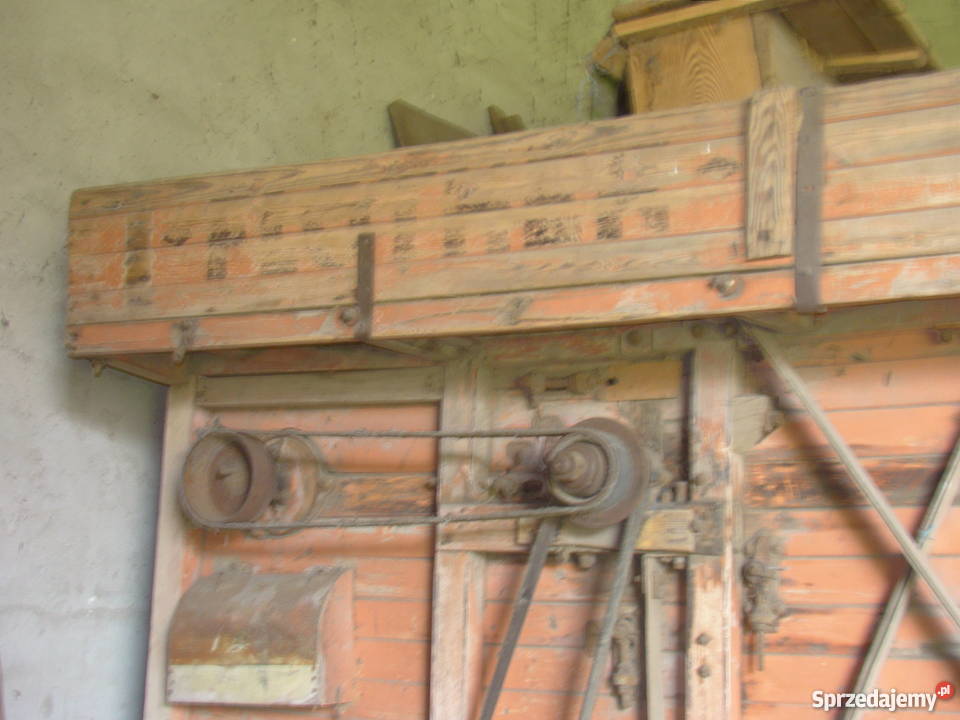 Zabytkowa młocarnia lubelskie Wola Chomejowa