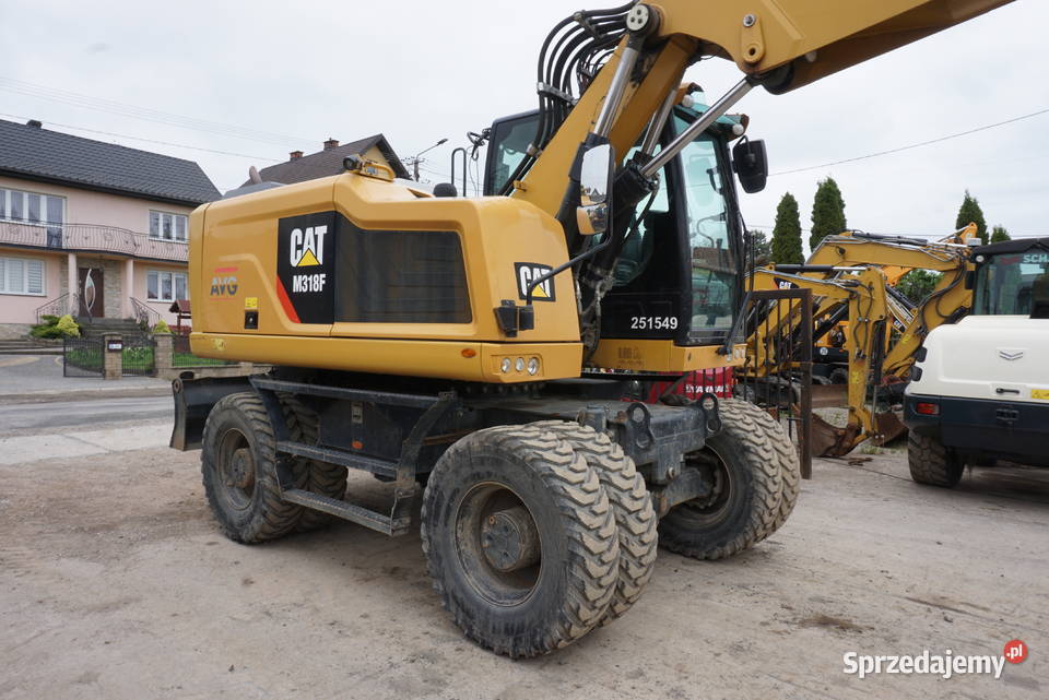 Koparka kołowa CAT M 318 F 2018 nie Jeziorko