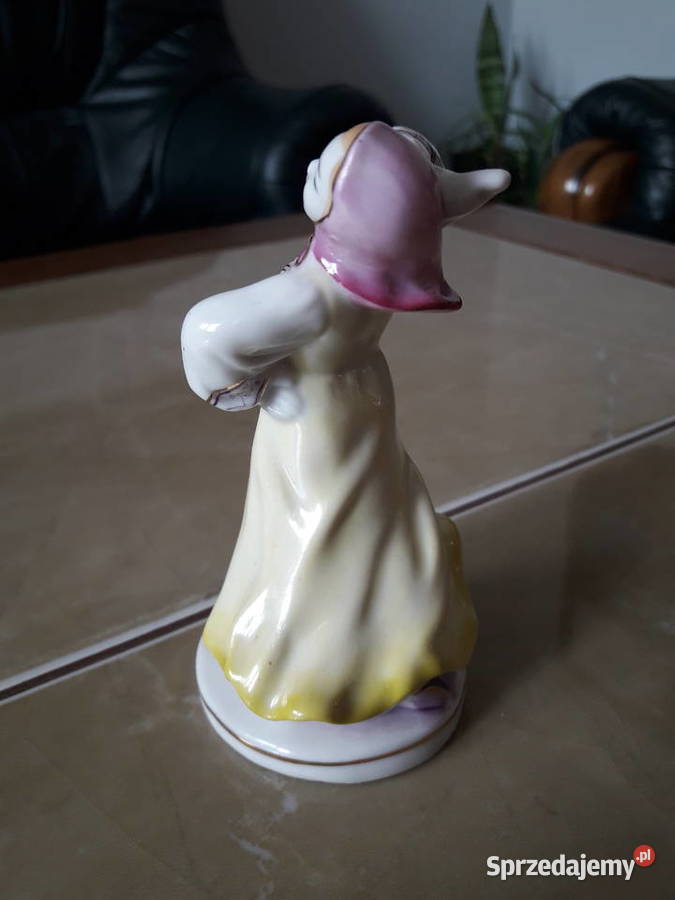 Figurka Tańcząca dziewczyna Turygiński Gzhel Janów Lubelski