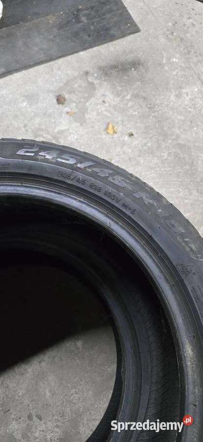 2x Opony zimowe Pirelli 245 45 R18 małopolskie Stary Sącz