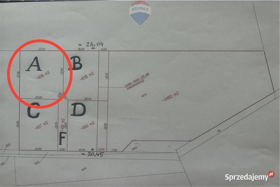 Działka budowlana A koło lotniska ROW Rybnik sprzedam