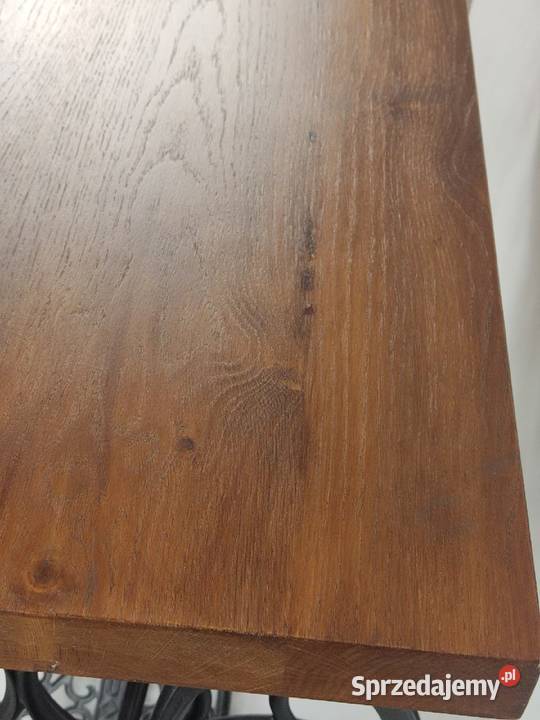 Blat dębowy lakierowany do stolika z maszyny do Radomsko