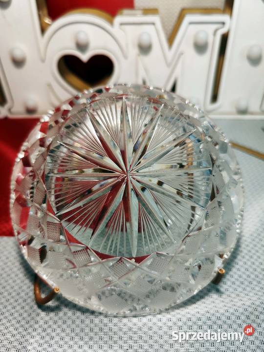 Popielniczka kryształowa vintage Wrocław