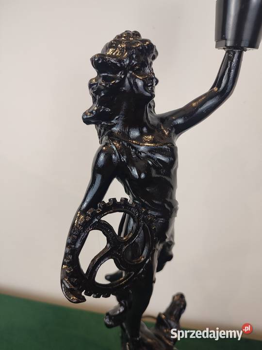 Piękna lampa figura postać kobiety Łódź sprzedam