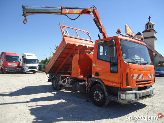 Iveco Eurocargo 100E17 wywrotka hds Fassi F30A21 wspomaganie kierownicy Turek sprzedam