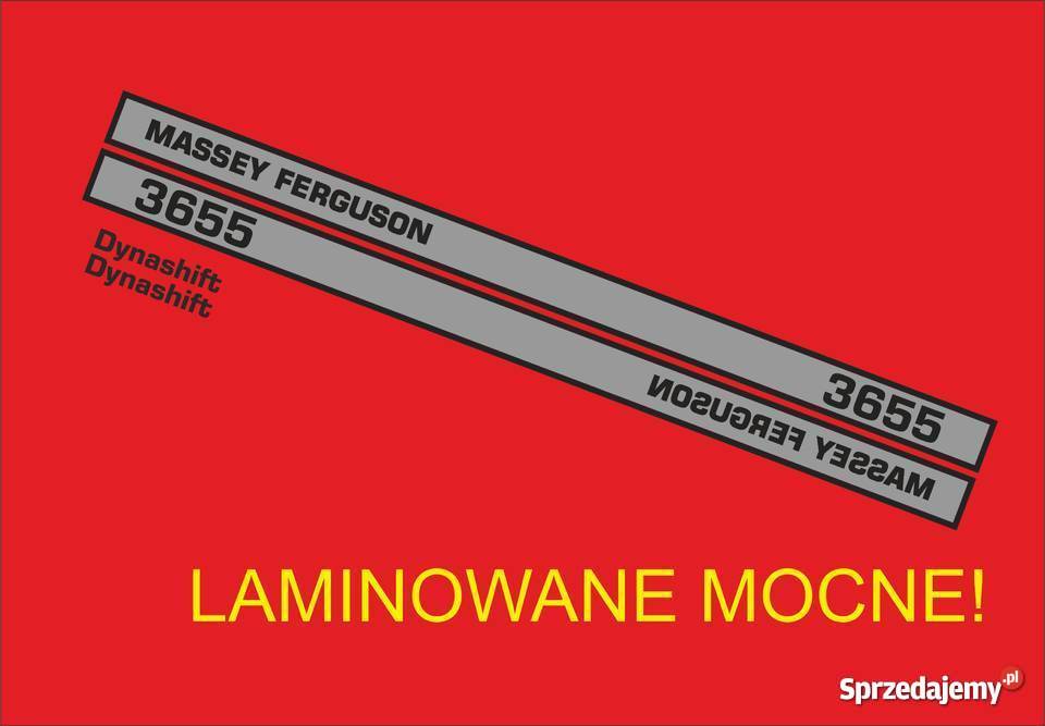 naklejki massey ferguson 3655 Pozostałe