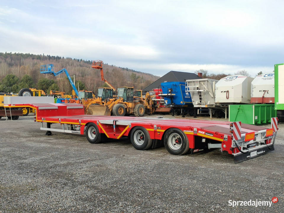 niskopodwoziowa Trailer 3Osie Oś skrętna Oś pełny VAT świętokrzyskie Widełki