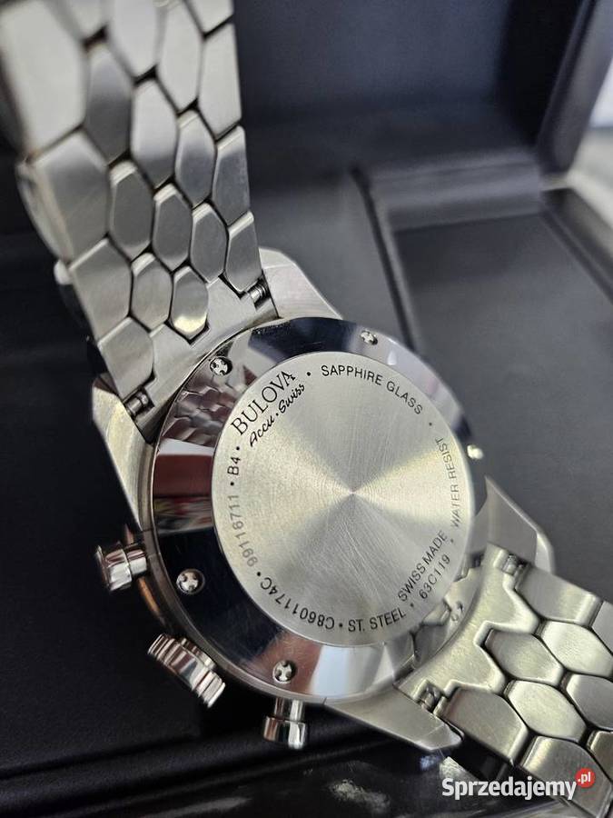 Zegarek szwajcarski Bylova Accu Swiss 63C119 ETA Ciechanów