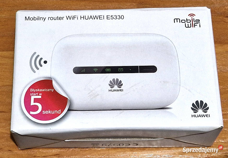 Router SIM mobilny WiFi Huawei E5530 3G 10 Internet i komunikacja łódzkie Wieluń