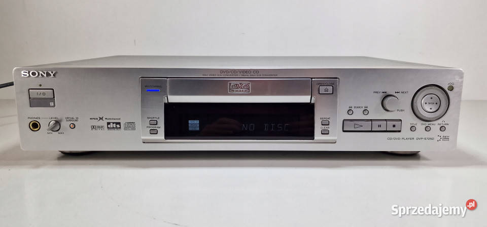 CD DVD odtwarzacz SONY DVP S725D 725 DVD CD